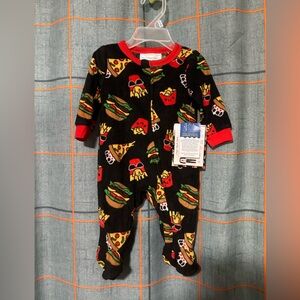 Newborn foodie onesie